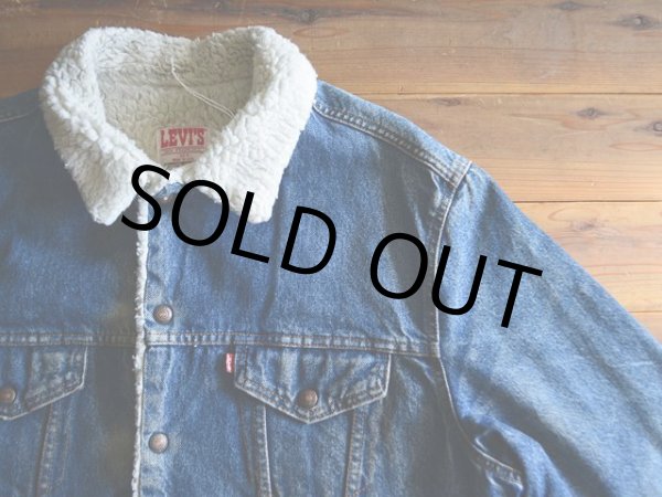 画像4: 1980s〜 Levi's 70608デニムボアジャケット  表記46R  (4)