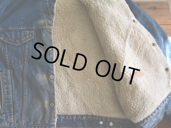 画像10: 1980s〜 Levi's 70608デニムボアジャケット  表記46R  (10)