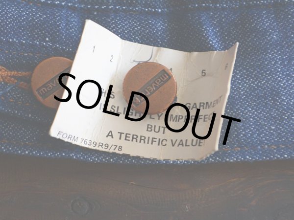 画像11: DEAD STOCK　 1970s MAVERICK デニムボアランチジャケット　 表記42  (11)