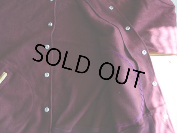 画像7: DEAD STOCK　 1970s-80s MAPLE オールメルトンスタジャン　 表記M  (7)