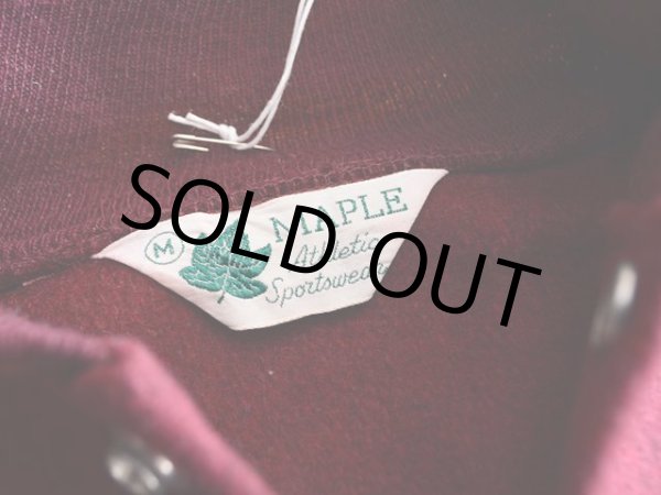 画像3: DEAD STOCK　 1970s-80s MAPLE オールメルトンスタジャン　 表記M  (3)