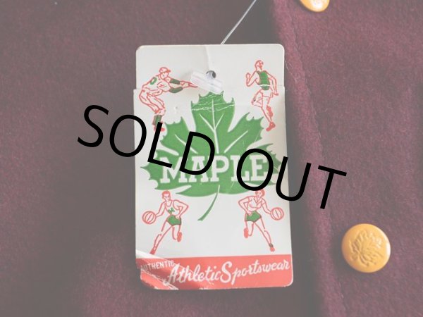 画像9: DEAD STOCK　 1970s-80s MAPLE オールメルトンスタジャン　 表記M  (9)