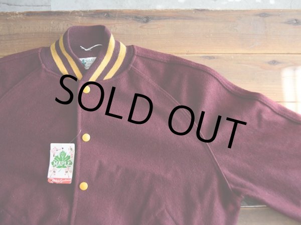 画像4: DEAD STOCK　 1970s-80s MAPLE オールメルトンスタジャン　 表記M  (4)