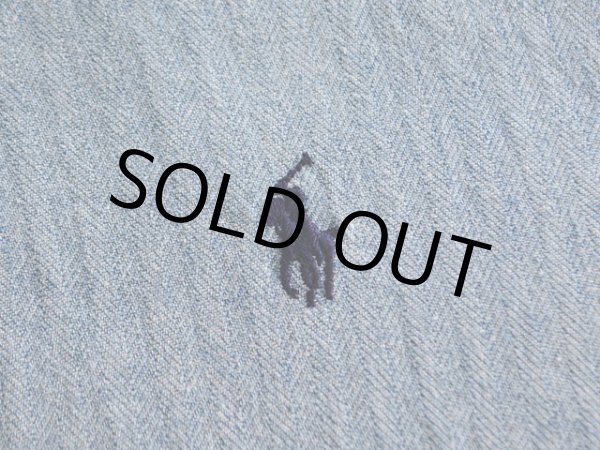 画像5: 1990s POLO COUNTRY ヘリンボーンシャツ  表記S  (5)