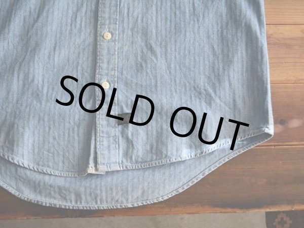 画像8: 1990s POLO COUNTRY ヘリンボーンシャツ  表記S  (8)