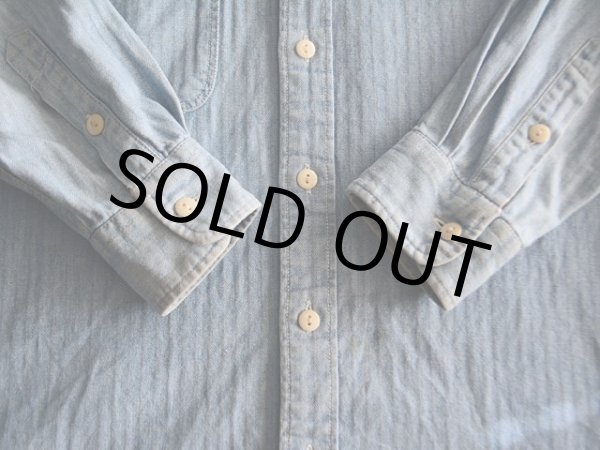 画像6: 1990s POLO COUNTRY ヘリンボーンシャツ  表記S  (6)