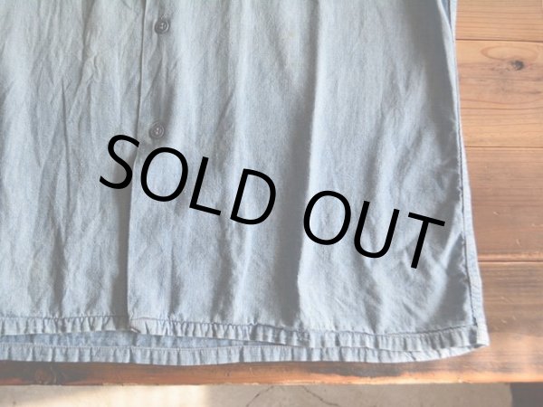 画像9: 1960s US.NAVYシャンブレーシャツ　 実寸L  (9)