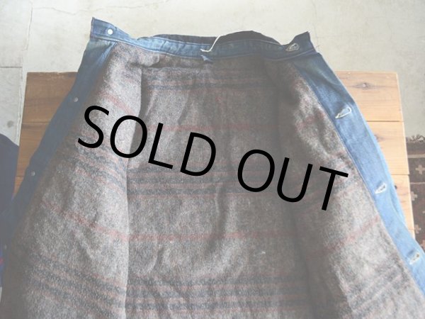 画像10: 1970s Wrangler ブランケット付きデニムカバーオール  表記40  (10)