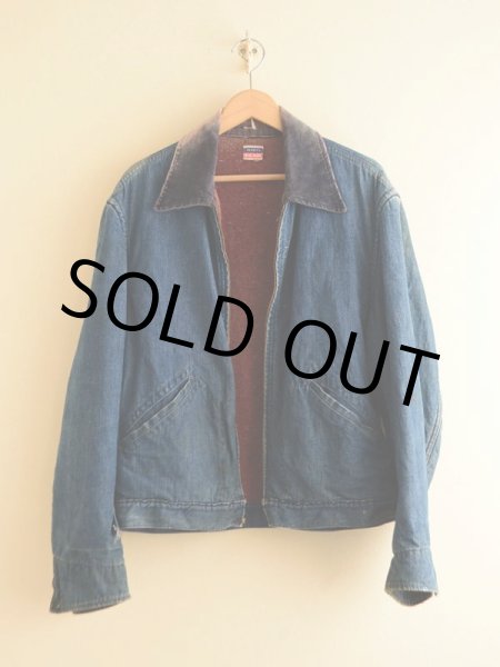 画像2: 1950s PENNEY'S BIGMAC デニムワークジャケット  実寸40-42  (2)