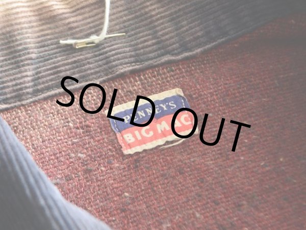 画像4: 1950s PENNEY'S BIGMAC デニムワークジャケット  実寸40-42  (4)