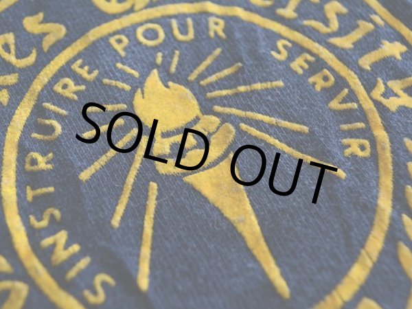 画像6: 1980s フロッキーカレッジパーカー　 表記L  (6)