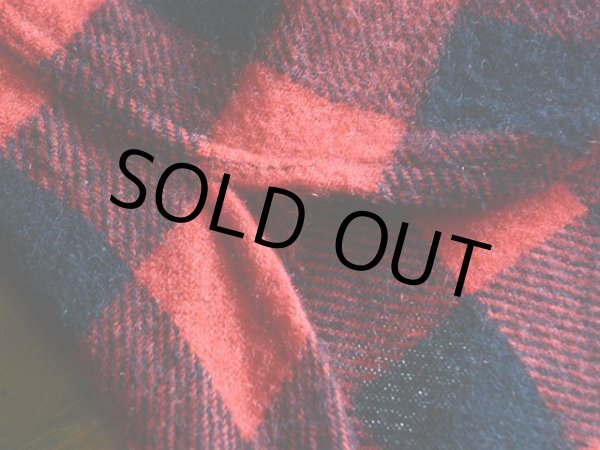 画像7: 1950s BIGMIKE マチ付きウールシャツ　 実寸L〜  (7)