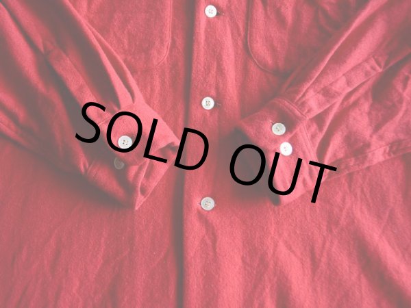 画像5: 1950s TOWNCRAFT ウールシャツ  表記L  (5)