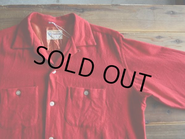 画像4: 1950s TOWNCRAFT ウールシャツ  表記L  (4)