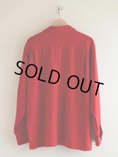 画像2: 1950s TOWNCRAFT ウールシャツ  表記L  (2)