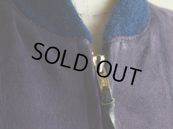 画像5: 1960s Knopf Sportswearスウェードジャケット　 実寸38  (5)