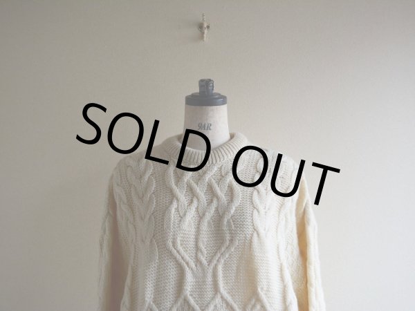 画像4: ARAN CRAFTS フィッシャーマンセーター　 MADE IN IRELAND　 表記M  (4)