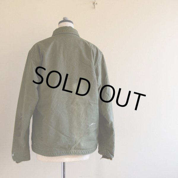 画像2: 1970s US.NAVY A-2デッキジャケット　 実寸M  (2)