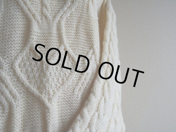 画像6: ARAN CRAFTS フィッシャーマンセーター　 MADE IN IRELAND　 表記M  (6)