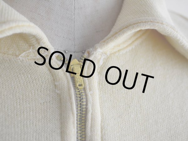 画像3: 1950s ハーフジップスウェット　 実寸SM  (3)