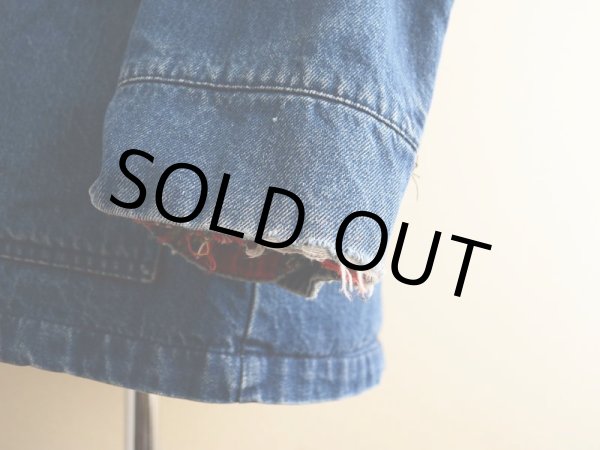 画像12: 1980s L.L.Bean デニムマウンテンパーカー  表記W-L  (12)