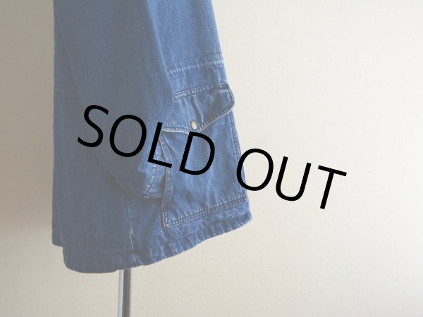 画像7: 1980s L.L.Bean デニムマウンテンパーカー  表記W-L  (7)