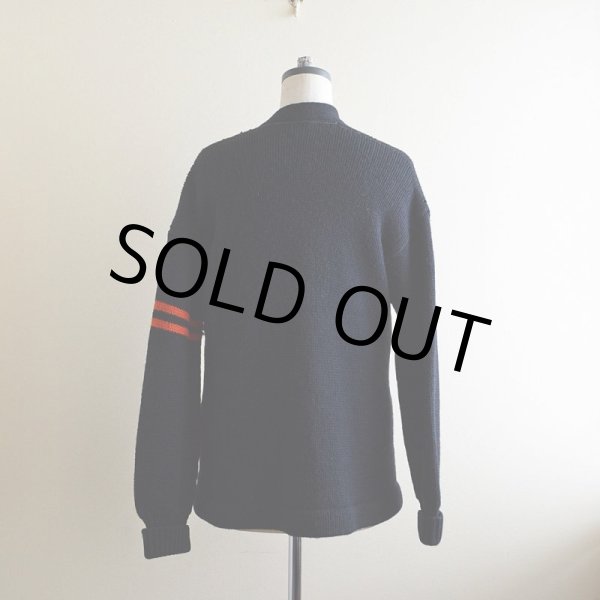 画像2: 1940s ローゲージウールニットカーディガン　 実寸ML  (2)