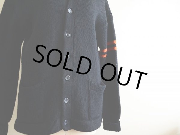 画像5: 1940s ローゲージウールニットカーディガン　 実寸ML  (5)