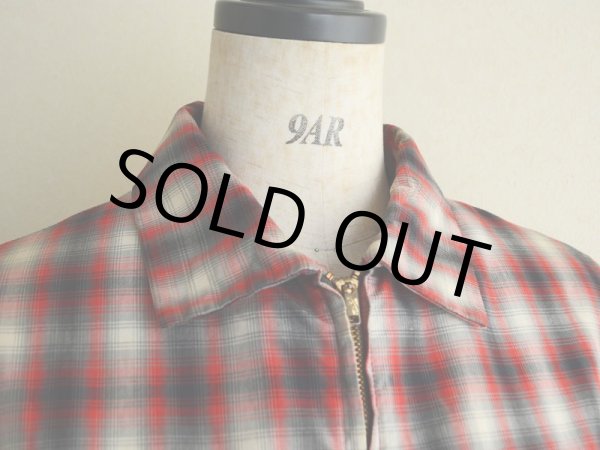 画像4: 1950s-60s SirJac オンブレーコットンジャケット　 実寸ML  (4)