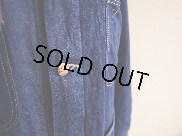 画像8: 1970s Wrangler ブランケット付きデニムカバーオール  表記40  (8)