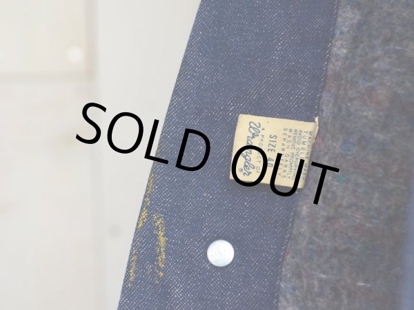 画像5: 1970s Wrangler ブランケット付きデニムカバーオール  表記40  (5)