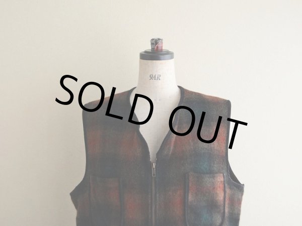 画像4: 1990s Woolrich モヘア×ウールベスト  表記M  (4)