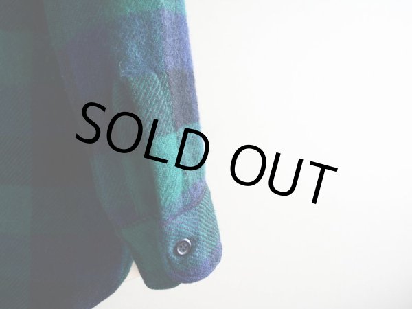 画像14: 1960s KingKole マチ付きウールシャツ　 実寸L  (14)