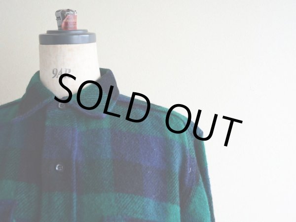 画像5: 1960s KingKole マチ付きウールシャツ　 実寸L  (5)