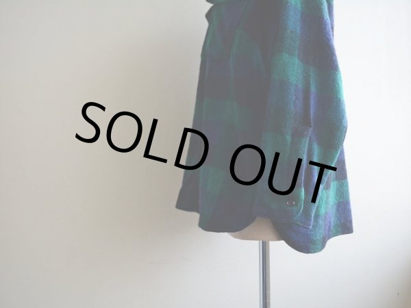 画像11: 1960s KingKole マチ付きウールシャツ　 実寸L  (11)