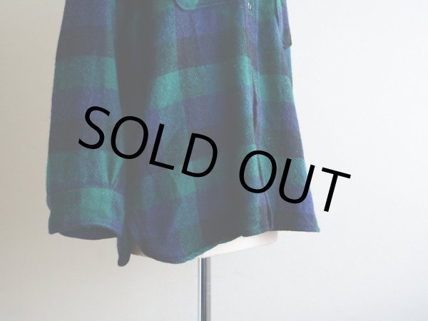 画像10: 1960s KingKole マチ付きウールシャツ　 実寸L  (10)