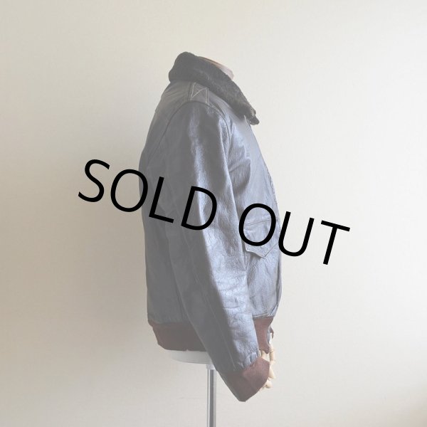 画像2: 1960s-70s L.L.Bean G-1 Type レザージャケット  実寸38  (2)