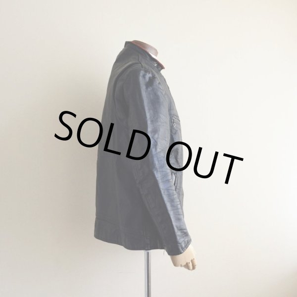 画像2: 1970s WIND CHEATER シングルライダースジャケット　 表記44  (2)