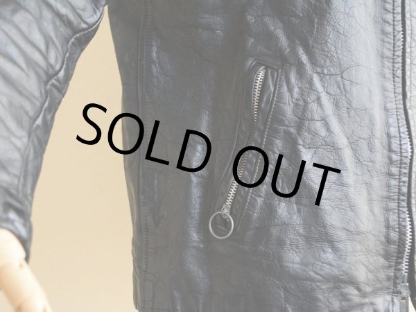 画像10: 1970s WIND CHEATER シングルライダースジャケット　 表記44  (10)