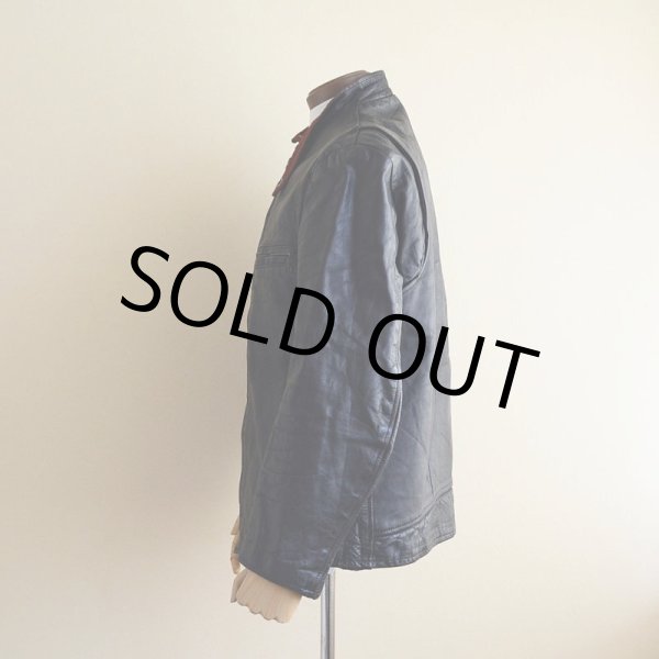 画像4: 1970s WIND CHEATER シングルライダースジャケット　 表記44  (4)