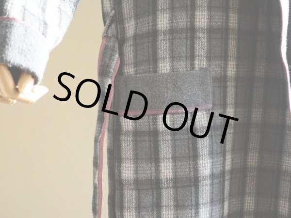 画像10: 1960s-70s ウールガウン　 実寸ML  (10)