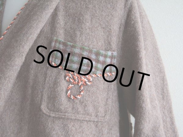 画像7: 1960s-70s ウールガウン　 実寸M  (7)