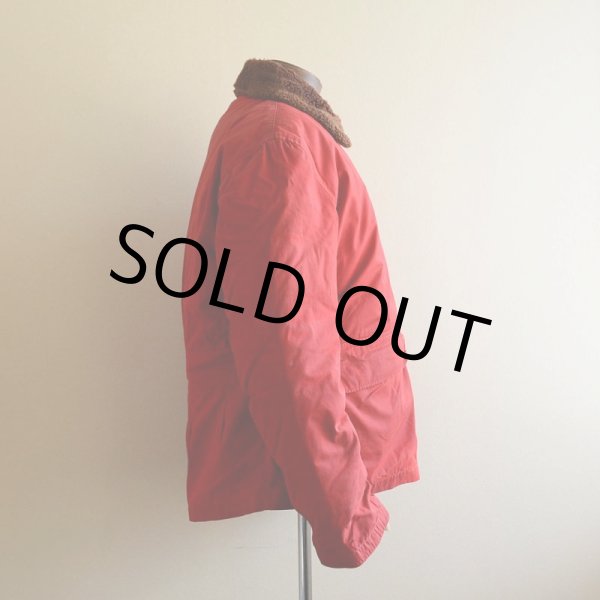 画像2: 1940s-50s ALASKA SLEEPING BAG 襟ボアダウンジャケット　 表記M  (2)