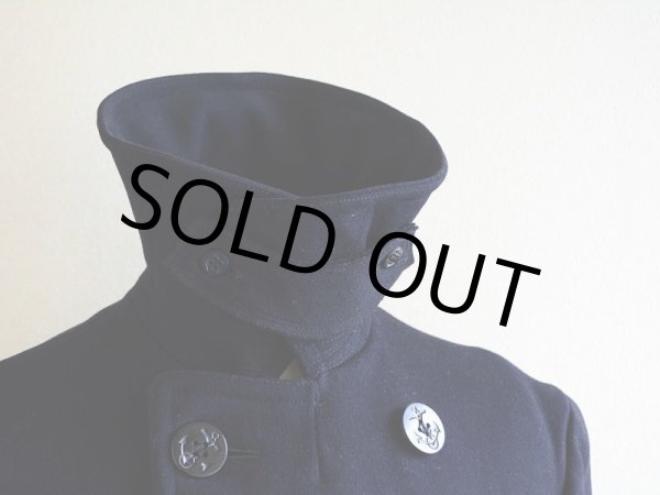 画像7: 1940s US.NAVY 10ボタンPコート　 実寸38-40  (7)