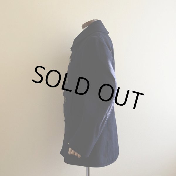 画像4: 1940s US.NAVY 10ボタンPコート　 実寸38-40  (4)