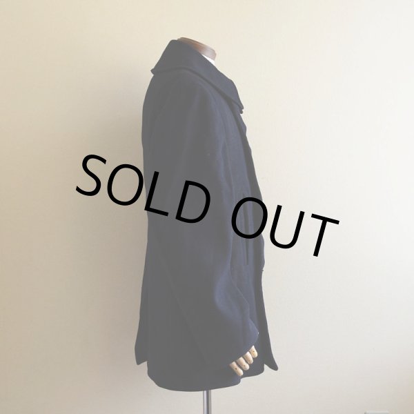 画像2: 1940s US.NAVY 10ボタンPコート　 実寸38-40  (2)