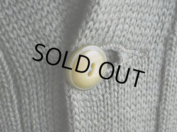 画像9: 〜1960s レタードカーディガン　 実寸M  (9)