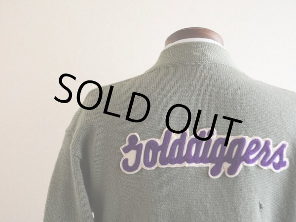 画像15: 〜1960s レタードカーディガン　 実寸M  (15)