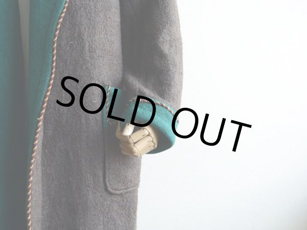 画像8: 1950s〜 スモーキングガウン　 実寸M  (8)