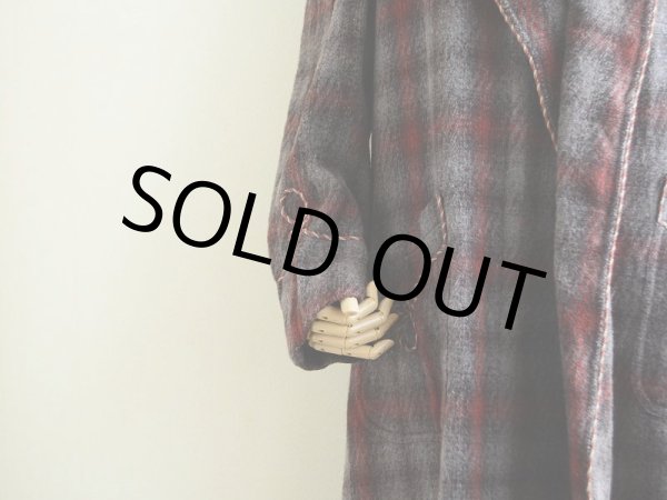 画像6: 1940s-50s スモーキングガウン  実寸ML  (6)